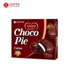 Bánh choco pie vị cacao, Lotte-Hàn Quốc, hộp (336g),