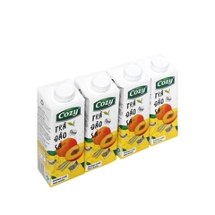 Trà đào sả Cozy, vỉ (225ml*4 hộp)