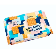 Bánh quy Grona caramel Cracker-Ukraine, gói (384g).