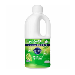 Nước rửa chén bát Kyukyuto Kao, Nhật Bản-Chống khuẩn tạo bọt hương nho, can (1250ml).