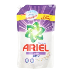 Nước giặt Ariel Matic giữ màu, túi (1.25kg),