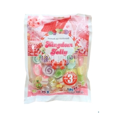 Kẹo dẻo Kingdom Jelly, hương trái cây tổng hợp (que xiên)-Thái Lan, gói (300g).