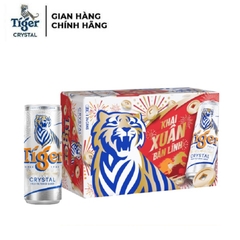 Bia Tiger bạc lon cao, thùng (20*330ml, 4.6%).