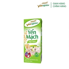 Thức uống yến mạch hạt sen-Vietngucoc (180ml*4hộp),