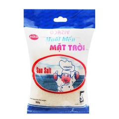 Muối biển mặt trời (hạt)-Visaco, túi (950g).