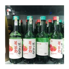 Rượu ChinSoju Raspberry, hương mâm xôi (360ml, 12%)
