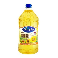 Dầu ăn nguyên chất Hướng Dương-Simply, can (2lít),