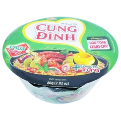 Mì Cung Đình-hương vị lẩu tôm chua cay, bát (80g),