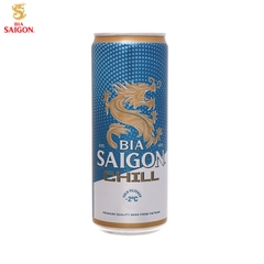 Bia Sài Gòn Chill, lon cao (330ml, 4.6%).