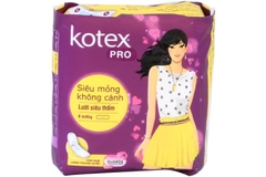 Băng vệ sinh Kotex Pro siêu mỏng không cánh (8 miếng/gói)