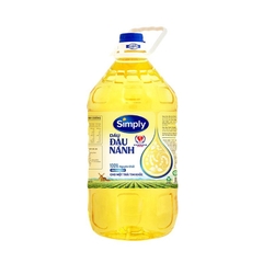 Dầu ăn đậu nành nguyên chất-Simply, can (5lít).