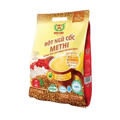 Bột ngũ cốc Methi-Việt Đài, túi (15gói*40g/600g).