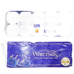 Giấy vệ sinh Watersilk, không lõi (10cuộn, 3lớp).