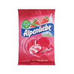 Kẹo Alpenliebe-kẹo hương dâu kem, gói (115.5g).