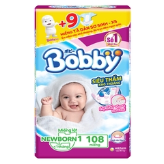 Miếng lót Bobby NB1 (108miếng)