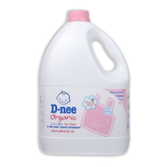 Nước giặt quần áo em bé D-nee màu hồng, can (3lít).