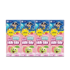 Thức uống dinh dưỡng sữa trái cây, hương Ổi-Kun (180ml*4hộp).