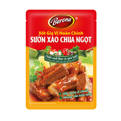 Xốt gia vị xườn xào chua ngọt-Barona, gói (80g),