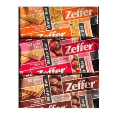 Bánh xốp Zeffer Wafer Bar, vị dâu-Malaysia, gói (180ml),