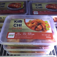 Kim chi củ cải-Hana foods, hộp (500g),