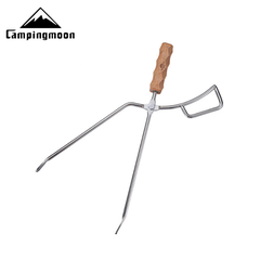 Kẹp Gắp Than Bằng Thép Không Rỉ Campingmoon MS-42