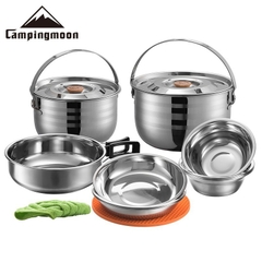 Bộ Nồi Inox 6 Người Campingmoon MC-210