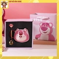 Combo Đèn Ngủ Và Cốc Gấu Dâu Lotso, Mẫu Gấu Hoạt Hình Disney Được Yêu Thích, Thích Hợp Làm Quà Tặng Sinh Nhật, Lưu Niệm