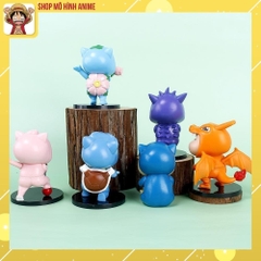 Mô Hình Pokemon, Bộ 6 Mô Hình Shin Cậu Bé Bút Chì Cosplay Cute Độc Đáo, Cao 8cm, Đồ Decor Trang Trí, Bộ Sưu Tập Nhân Vật