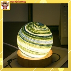 Đèn Ngủ 3D Quả Cầu Pha Lê Các Hành Tinh Phát Sáng, Decor Trang Trí Phòng Ngủ, Quà Tặng Sinh Nhật