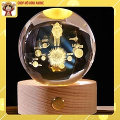 Quả Cầu Pha Lê 3D Phát Sáng Ban Đêm, Đế Gỗ Đèn Tích Điện Có Thể Sạc Lại, Quà Tặng Sinh Nhật, Quà Lưu Niệm