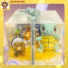 Hộp Quà Tặng Pokemon, Bao Gồm 5 Sản Phẩm Đa Dạng, Thẻ Bài, Mô Hình, Gấu Bông, Trang Trí Đèn Led, Quà Tặng Cho Bé