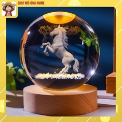 Quả Cầu Pha Lê 3D Phát Sáng, Hình 12 Con Giáp, Đèn Ngủ, Decor Trang Trí Ban Đêm, Quà Tặng Người Yêu, Sinh Nhật