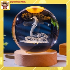 Quả Cầu Pha Lê 3D Phát Sáng, Hình 12 Con Giáp, Đèn Ngủ, Decor Trang Trí Ban Đêm, Quà Tặng Người Yêu, Sinh Nhật