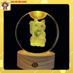 Quả Cầu Pha Lê 3D Phát Sáng, Hình 12 Con Giáp, Đèn Ngủ, Decor Trang Trí Ban Đêm, Quà Tặng Người Yêu, Sinh Nhật