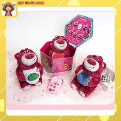 [Chính Hãng] Hộp Mù Blind Box Gấu Dâu Lotso, Mô Hình Móc Khóa Cao Cấp, Thơm Mùi Dâu, Bộ Sưu Tập Nhân Vật Disney