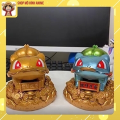 Mô Hình Pokemon, Fushighidane Ngậm Vàng, Cóc Thần Tài, Đồ Phong Thủy Giúp Tăng May Mắn, Thu Hút Tiền Tài