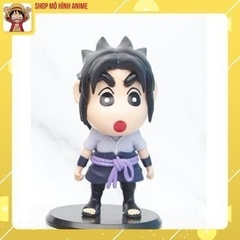Bộ 6 Mô Hình Các Nhân Vật Naruto, Kakashi, Itachi, Sasuke, Garaa, Cosplay Bởi Shin Cậu Bé Bút Chì, Cute Ngộ Nghĩnh