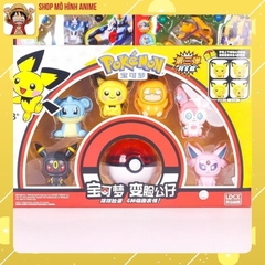 Mô Hình Pokemon Thay Đổi 4 Sắc Thái Khuôn Mặt Khác Nhau, Mô Hình Nhân Vật Anime Biểu Cảm Dễ Thương, Quà Tặng Cho Các Bé