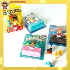 Mô Hình Pokemon, Bộ 4 Hộp 12 Nhân Vật Pikachu, Pokemon, Full Box Đóng Hộp Cao Cấp, Quà Tặng Dành Cho Bé