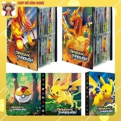 Sách Đựng Bộ Sưu Tập Thẻ Bài Pokemon, Khe Đựng 240  Thẻ Bài Các Nhân Vật Yêu Thích Của Bé