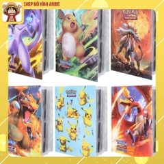 Sách Đựng Bộ Sưu Tập Thẻ Bài Pokemon, Khe Đựng 240  Thẻ Bài Các Nhân Vật Yêu Thích Của Bé