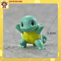 Combo 4 Quả Cầu Tự Động Ném Thú, Pikachu, Hitokage, Fushigidane, Zenigame, Đồ Chơi, Bộ Sưu Tập Nhân Vật Cho Bé