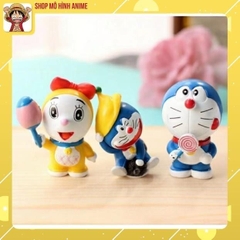 Mô Hình 6 Nhân Vật Doraemon, Doraemi 6 Tư Thế Khác Nhau, Decor Trang Trí, Bộ Sưu Tập Nhân Vật