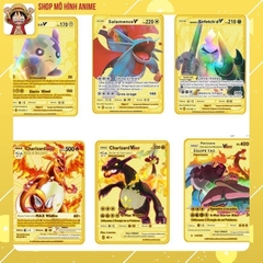 Bộ Thẻ Bài Pokemon Cao Cấp, Mạ Vàng, Mạ Bạc 55, 110, 150 Thẻ, Đồ Chơi Cho Bé, Bộ Sưu Tập Thẻ Bài Mạnh Nhất