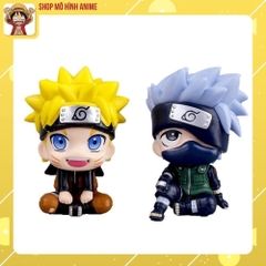 Mô Hình Naruto, Kakashi Ngồi Phiên Bản Lớn Cao 10cm, Màu Sơn Sắc Nét Cao Cấp, Full Box - Tượng Figure Anime
