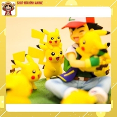 Mô Hình Pokemon, Satoshi và Pikachu, Bộ Mô Hình Cao Cấp Dành Cho Bé, Bộ Sưu Tập Hoạt Hình, Quà Tặng Cho Trẻ