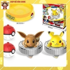 Đồ Chơi Con Quay Ma Thuật Pokemon Cao Cấp, Full Box, Đồ Chơi Đối Kháng 2 Người, Quà Tặng Thích Hợp Cho Các Bạn Nhỏ