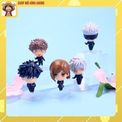 Mô Hình Bộ 5 Nhân Vật Anime Chú Thuật Hồi Chiến Kaisen Gojo, Mô Hình Để Bàn Decor Trang Trí, Quà Tặng Sinh Nhật Cho Bé
