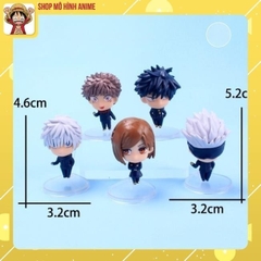 Mô Hình Bộ 5 Nhân Vật Anime Chú Thuật Hồi Chiến Kaisen Gojo, Mô Hình Để Bàn Decor Trang Trí, Quà Tặng Sinh Nhật Cho Bé