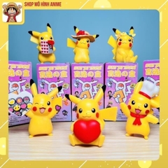 Bộ 6 Mô Hình Pikachu Các Tư Thế Khác Nhau, Ngộ Nghĩnh Cute Siêu Đẹp, Mô Hình Decor Trang Trí, Món Quà Dành Cho Các Bé